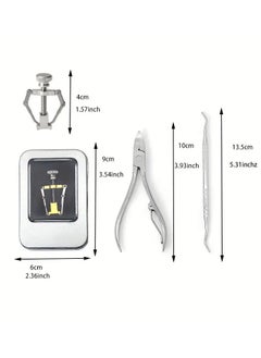 1pcs Ingrown Toenail Corrector Ingrown Toenail Correction Tool Toe Clip Stainless Steel Foot Care Pedicure Tool, Toenail Seam Cleaning Tool, Embedded Toenail Toenail Trimming, Stainless Steel Toenail Clipper - pzsku/ZD6D5AF5E2E881DB28F36Z/45/_/1737027781/7fd7593c-7d32-48f8-8a28-188653749890