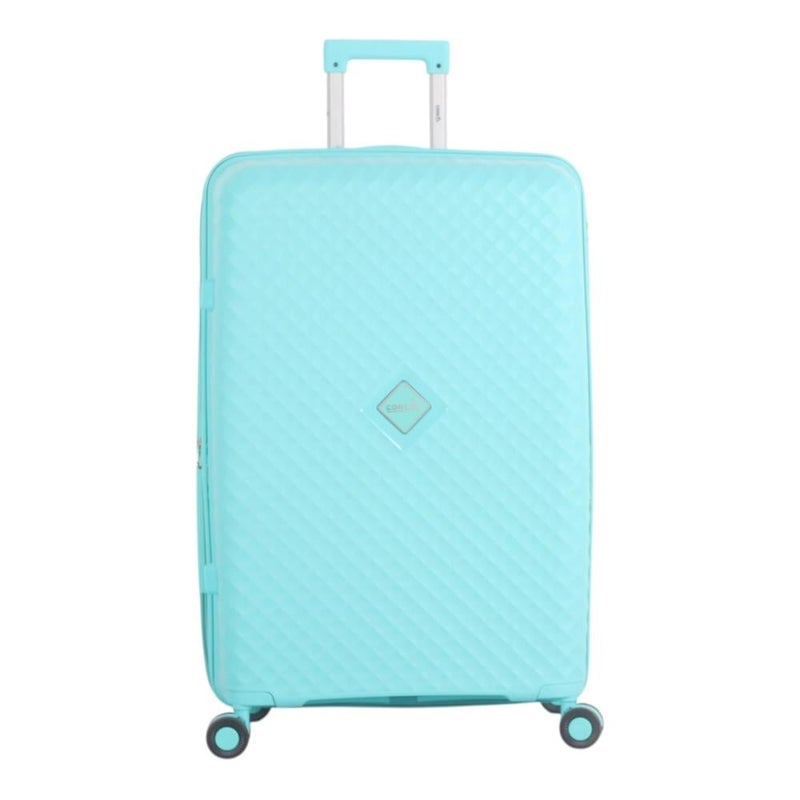 Aviator Luxury Durable 4-Piece Luggage Set (Shatterproof with Bonus Handbag) with Double Zipper Expansion Case - Image 2