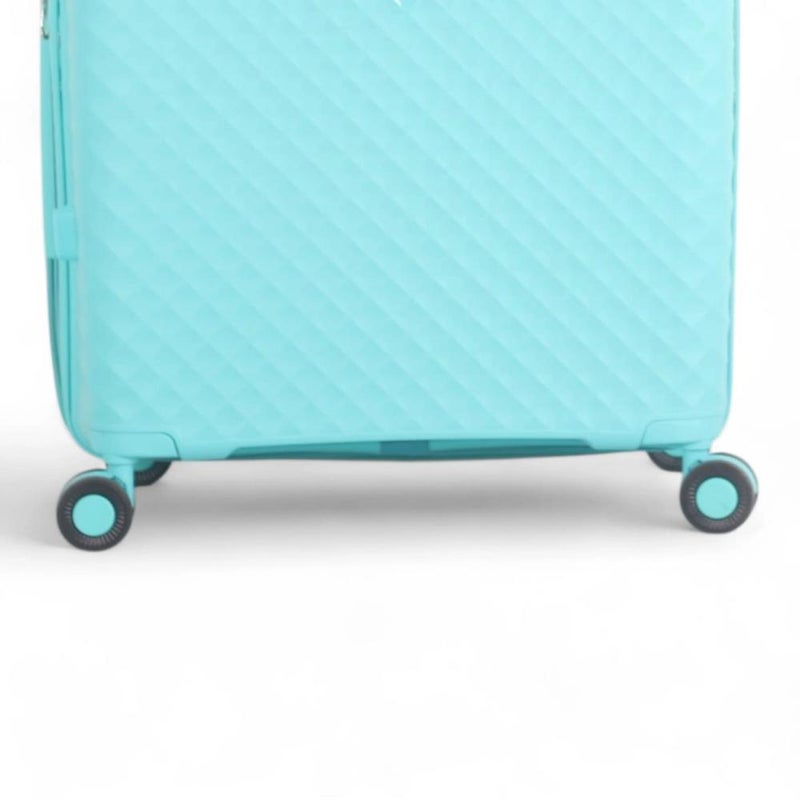 Aviator Luxury Durable 4-Piece Luggage Set (Shatterproof with Bonus Handbag) with Double Zipper Expansion Case - Image 4