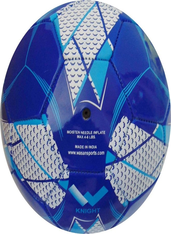 Wasan Knight Football Size 5 (Blue) Professional Match Ball for Indoor & Outdoor Games & Training | Ideal for Kids & Adults | Ideal for Football Athletes - Image 3
