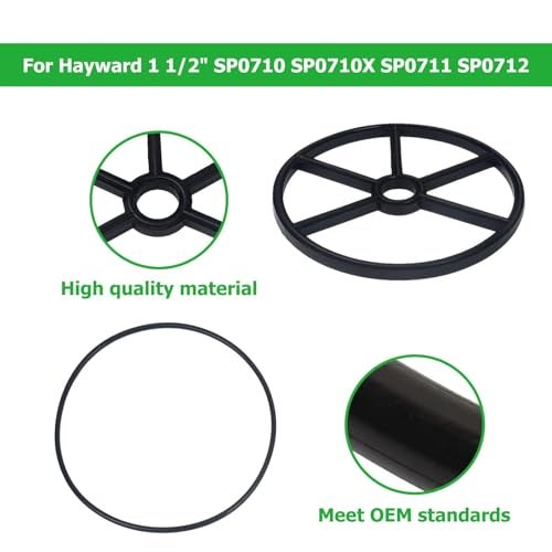 GZJoSum طقم حشوات العنكبوت لفلتر الرمل Vario-Flo لفلتر حمام السباحة Hayward 2" متعدد المنافذ، لفلتر Hayward 1 1/2" SP0710 SP0710X SP0711 SP0712 - Image 2