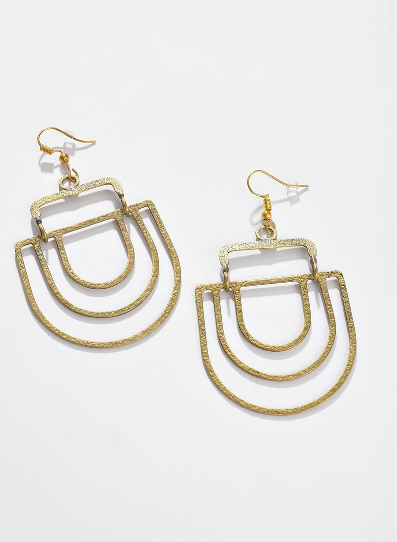 سوهي قرط صناعي عصري مرصع بالجواهر