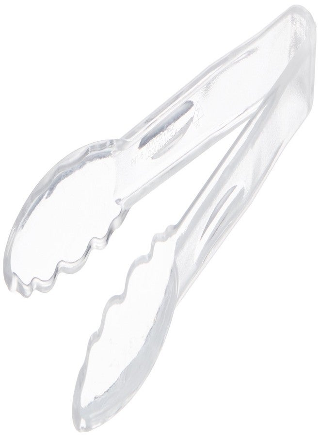 Winco Polycarbonate Utility Tong, 6-Inch, Clear - Image 1