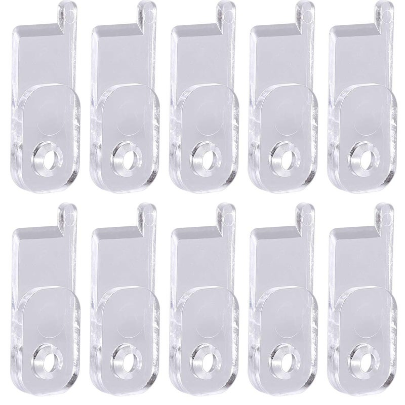YLOVAN Toggle Switch Plate Cover Guard 10 Pack Clear - Security, Circuit and Child Protection for Indoor/Outdoor Wall Plate Covers - Image 3