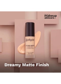 PILGRIM Pilgrim Classic Nude Serum Liquid Foundation, Matte & Poreless,30 ml  - Image 2