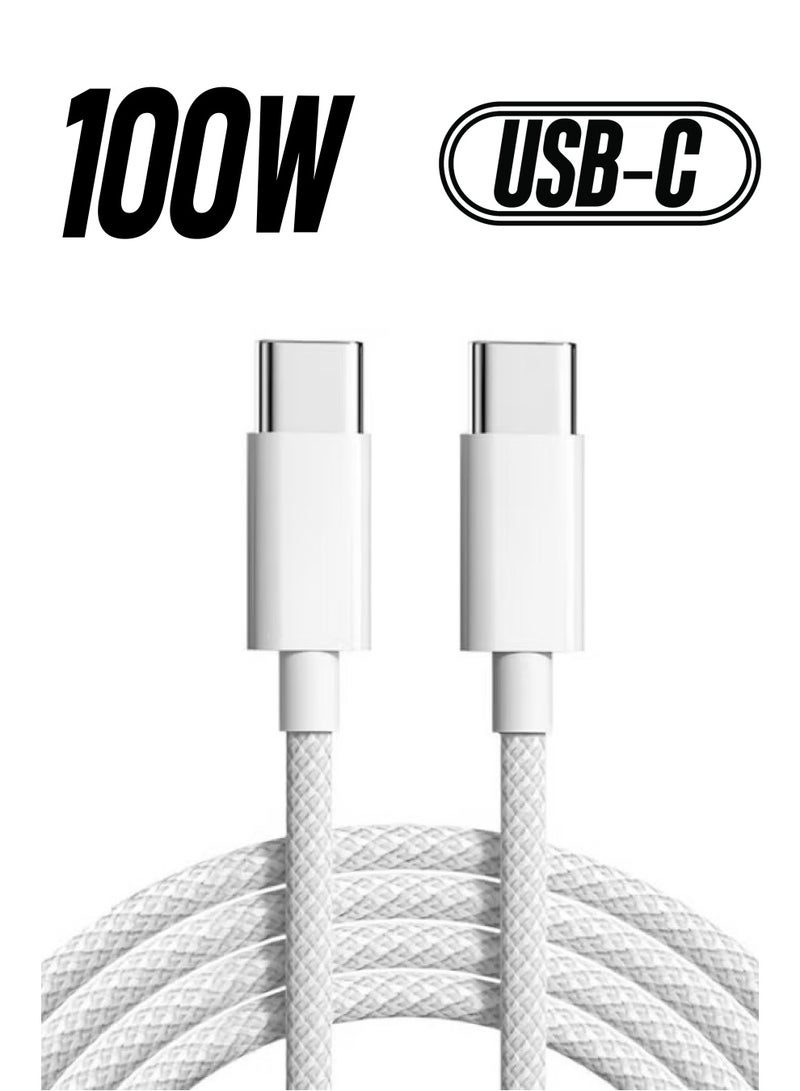 general 100W Cable Nylon Braided Fast Charging Wire For Apple iPhone 15Pro/15ProMax/15/15 Plus（1.5m） - Image 1