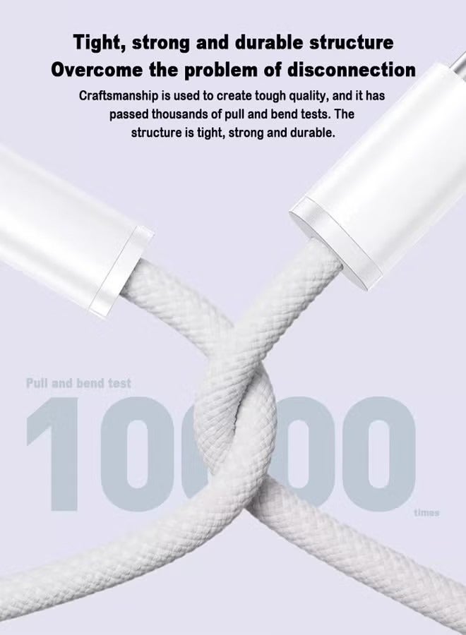 general 100W Cable Nylon Braided Fast Charging Wire For Apple iPhone 15Pro/15ProMax/15/15 Plus（1.5m） - Image 3