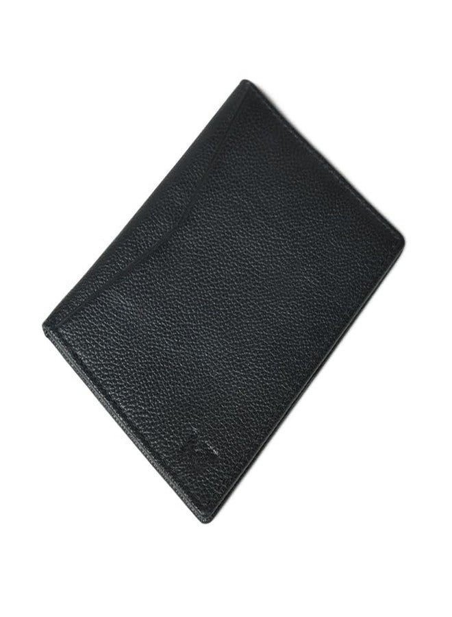 MaheTri Genuine Leather Passport Sleeve & Wallet | Premium Travel Document Organizer | Passport, Card & Boarding Pass Holder | Durable, Slim & Compact Design (Front Pocket Passport Holder, Black) - Image 5