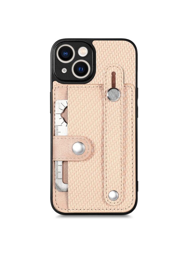 اس-توب جراب لهاتف iPhone 13 mini مزود بسوار معصم ومسند ومحفظة بطاقات وغطاء خلفي وحافظة هاتف مع سكين أداة - Image 1