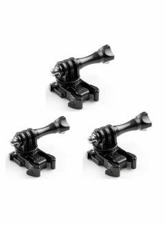 Y&D Rotate Screw, Swivel Mount Helmet Strap Buckle, Adapter Holder for GoPro HERO3/3+/4, 3 Pcs Black  - Image 1