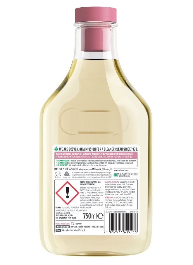 ecover - Delicate Wool and Silk Laundry Liquid Detergent Waterlily and Honeydew 750ml - Image 1