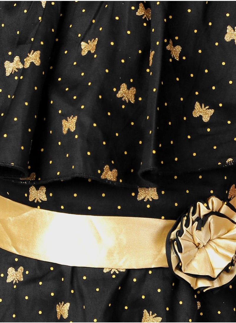 THE VANCA - Kids Butterfly Print Dress - Image 1