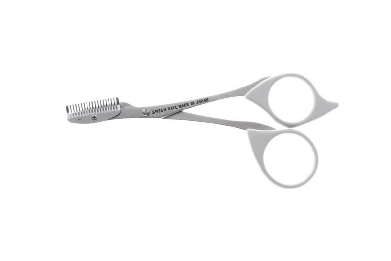Seki Edge Eyebrow Scissors Comb (SS-605) - Stainless Steel Eyebrow Trimmer Scissor Comb for Trimming Eye Brows, Beards, & Mustaches - for Men & Women - Made in Japan - Image 3