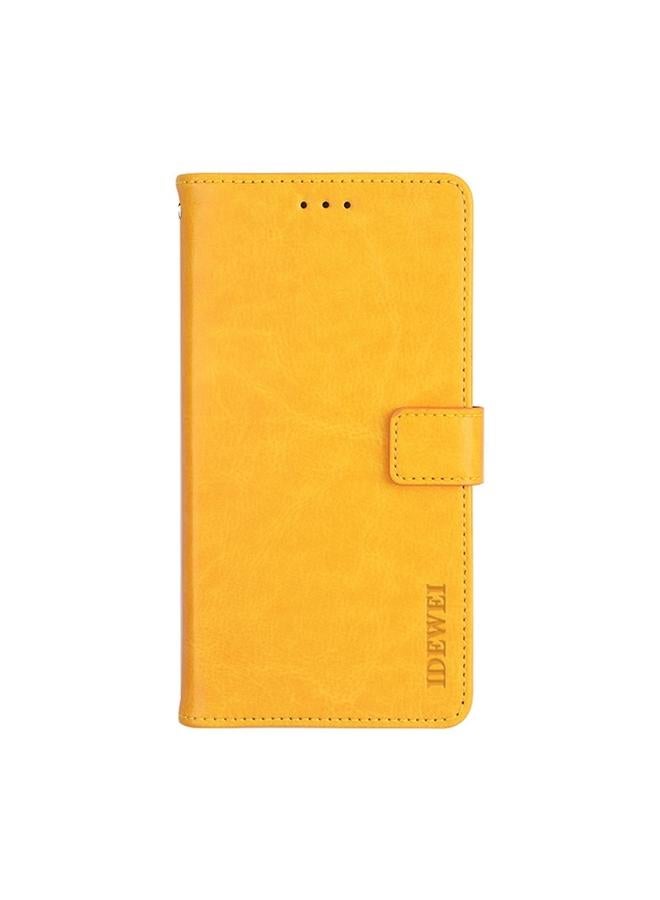 إيدويي جراب هاتف من الجلد بتصميم حصان مجنون مع حامل لهاتف iPhone 15 Pro - Image 2