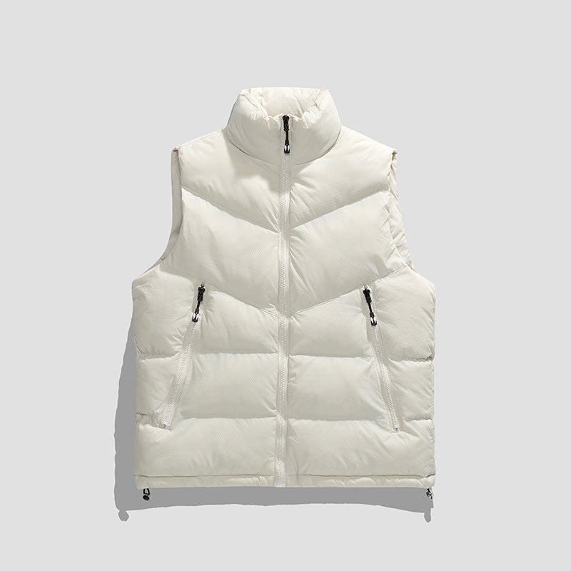 Vest Men'S Coat Korean Style Trendy Waistcoat Sleeveless Thickened Cotton Padded Vest Warm Men'S Vest Trendy Plus Size - Image 5