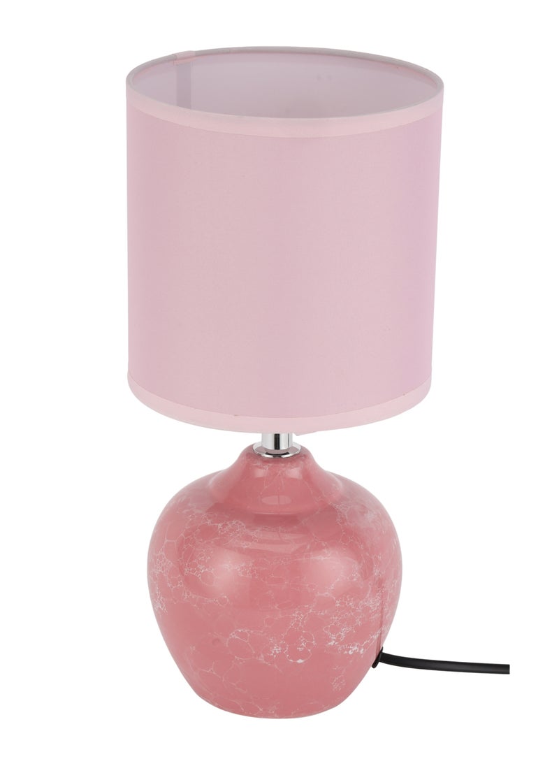 Epsilon Table Lamp- EPSTL194 with Ceramic Base, Lampshade, Perfect for Studying, Working, can be Used at Home and Office, Decor Items, Bedside Light-Weight and Compact, Aesthetic Design  - Image 3