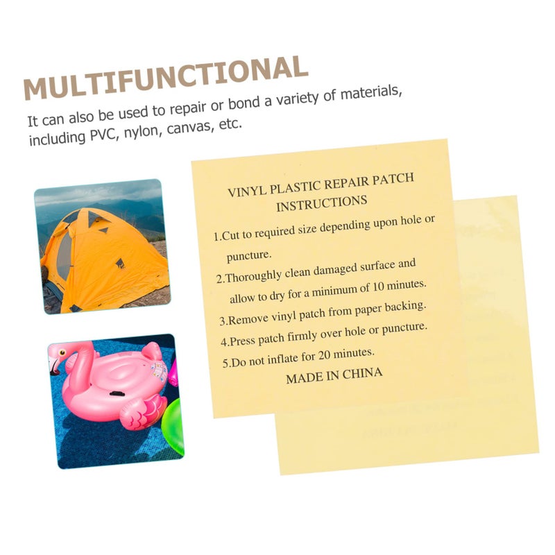 3 Pack 60pcs Self Adhesive Inflatable Repair Patches for Boats Swimming Pools Toys Quick Fix - Image 3