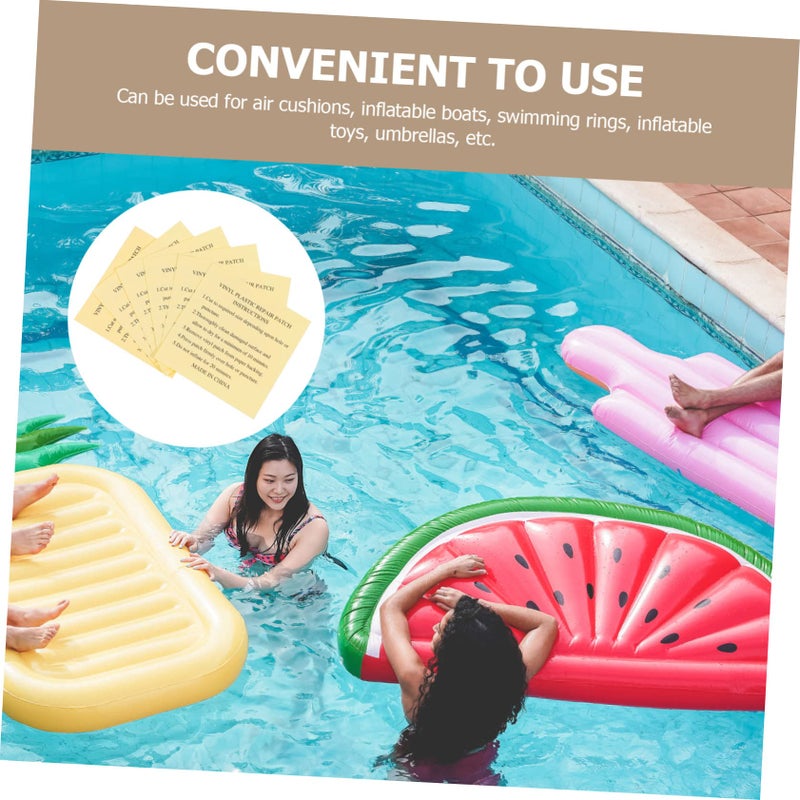 3 Pack 60pcs Self Adhesive Inflatable Repair Patches for Boats Swimming Pools Toys Quick Fix - Image 4