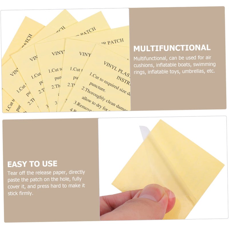 3 Pack 60pcs Self Adhesive Inflatable Repair Patches for Boats Swimming Pools Toys Quick Fix - Image 5