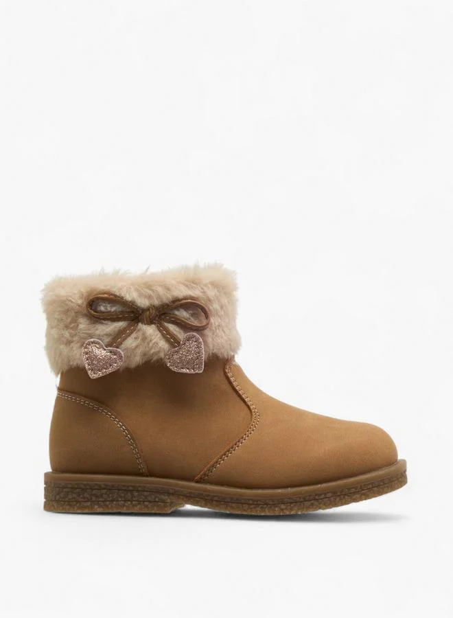 Flora Bella By Shoexpress Girls Zipper Boots