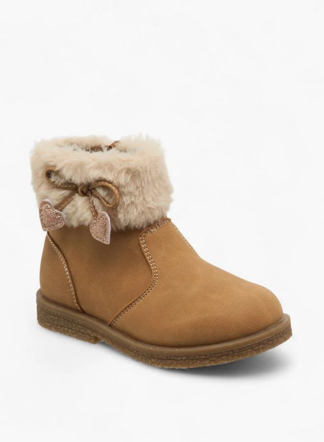 Flora Bella By Shoexpress Girls Zipper Boots