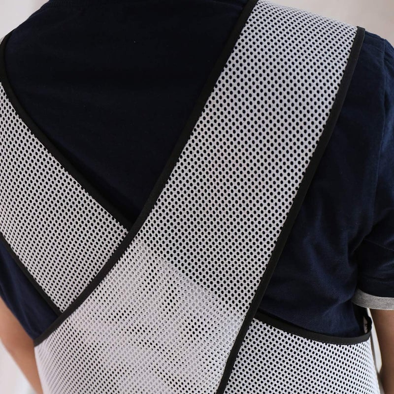 NEWGEM Japanese Linen Cross Back Cooking Aprons for Women Men with Pockets Cute for Baking Kitchen - Image 5