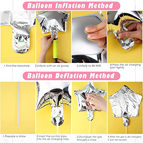 SpecialYou.in 36Pcs Bride To Be Decoration Set Combo With Rose Gold & White Balloons, Ring Foil Balloons and Foil Banner for Bachelorette Party Decorations - Image 4
