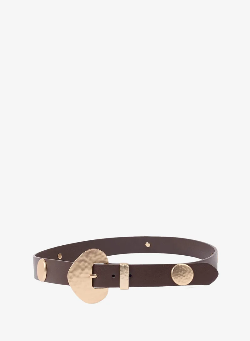 DeFacto Woman Rectangle Clasp Faux Leather
