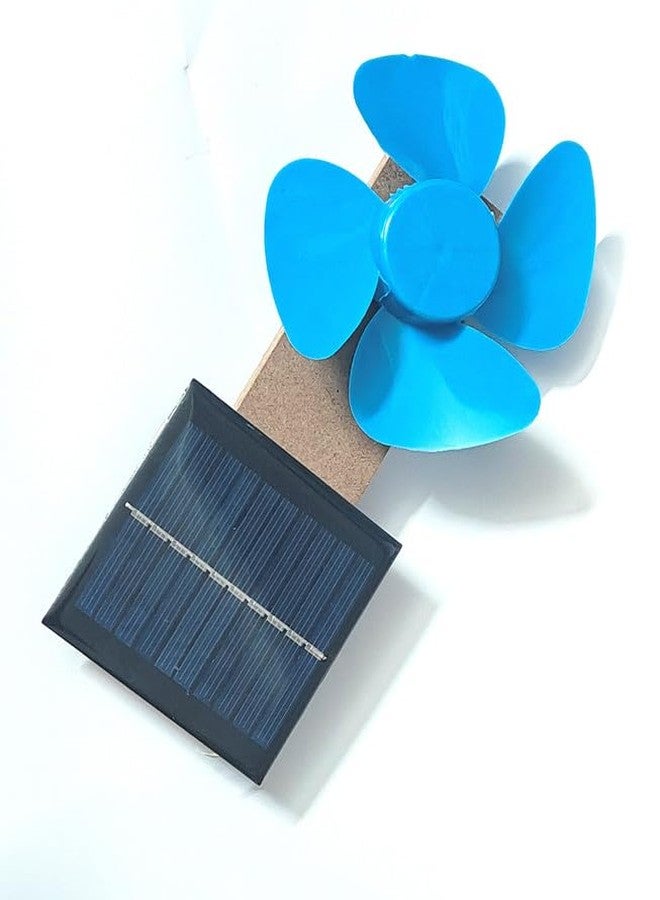 ESPtronics DIY Readymade Wind Mill Solar Panel Cell 6V Science Project Working Model Experiment Kit for School Students Kids - Image 1