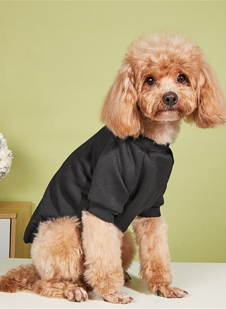 Loquat Squality New Pet Warm Clothing For Autumn And Winter Black - Image 1