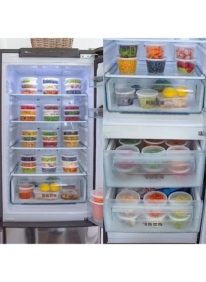 Generic - Clear Microwave Food Container With Lid 250ml Pack Of 50 - Image 1
