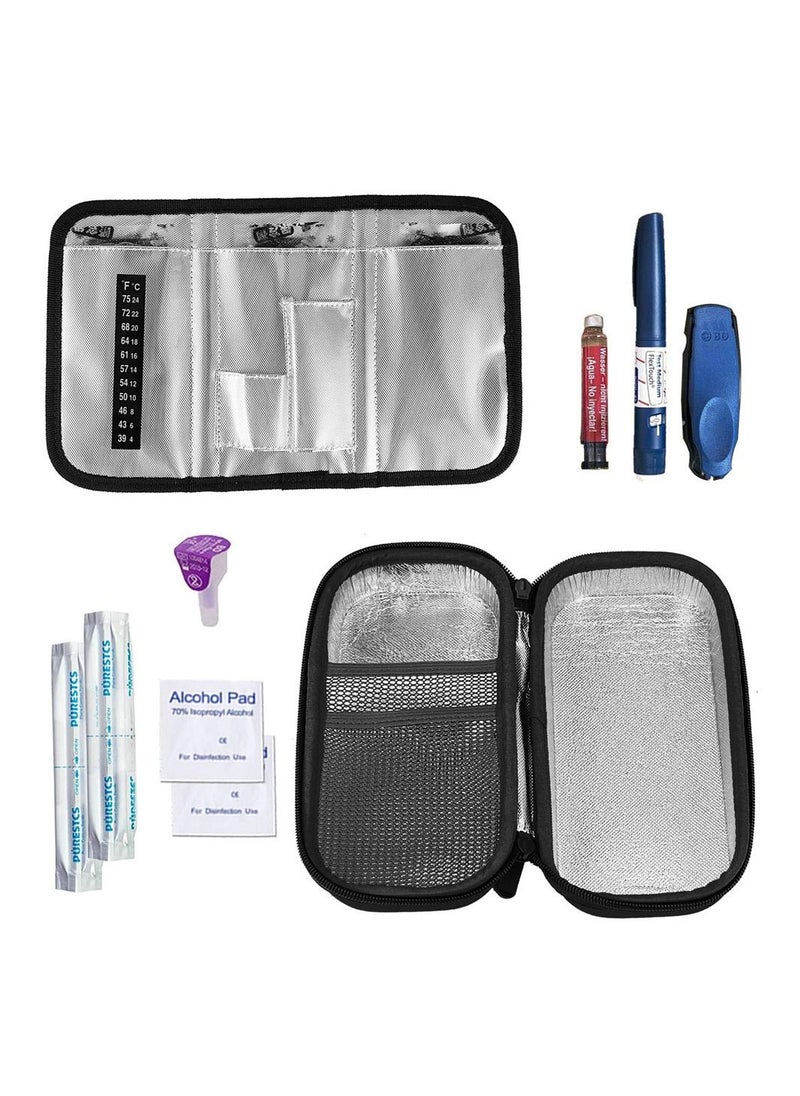 dongfangxianzi - Insulin Cooler Travel Case Medication Diabetic Insulated Organizer  Cooling Bag - Image 1