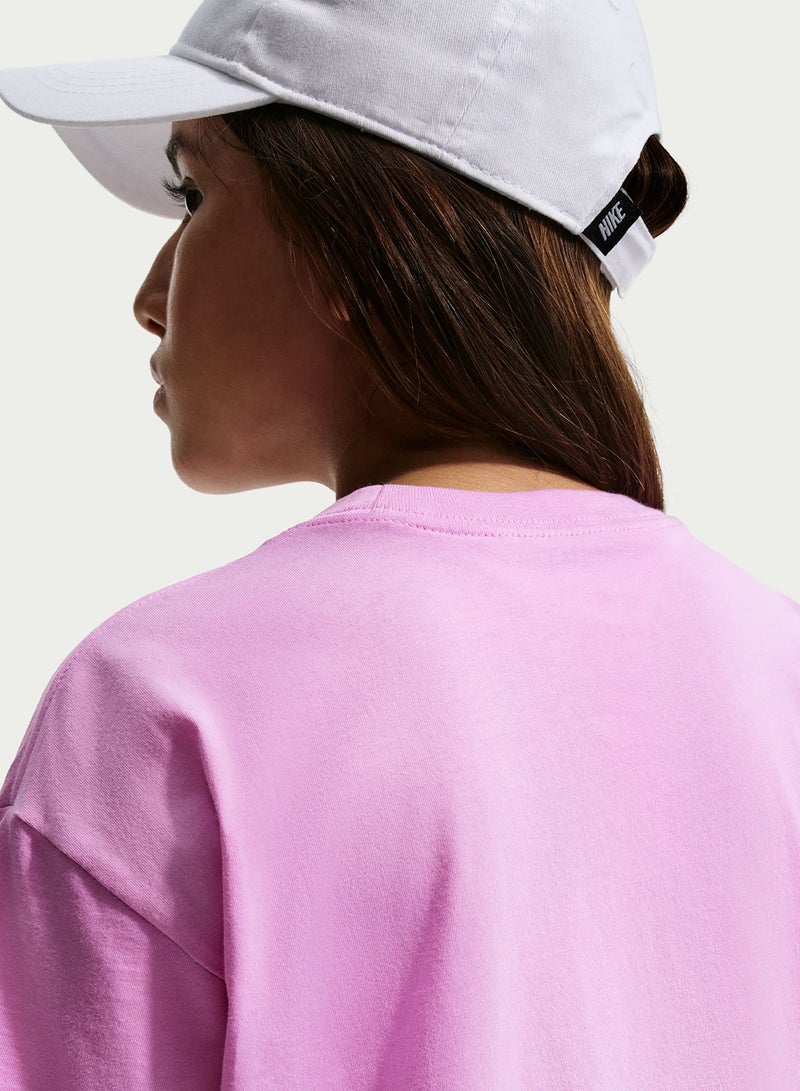 Nike GIRLS  SPORTSWEAR TEE BOXY ESSNTL LBR - Image 3