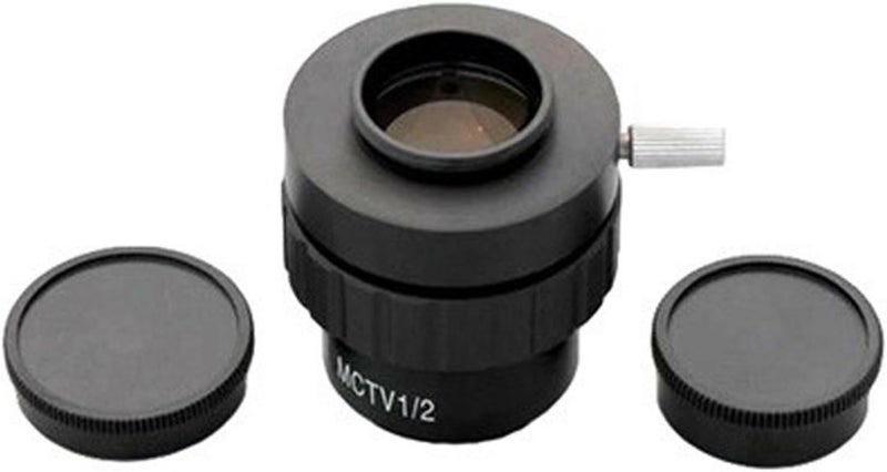 AmScope AD-C20 0.5X C-mount Lens Adapter For Video Camera Microscopes - Image 1