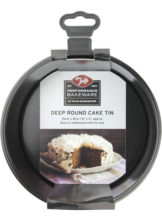 Tala Performance 15cm Dia Deep Cake Tin Loose Base - Image 1