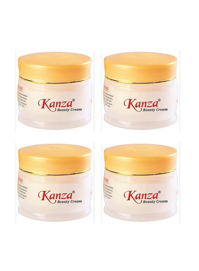كنزه 4 قطع من كريم تفتيح و تبييض البشرة 50X4 جرام - Image 2