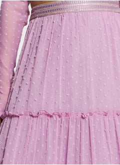 indya Embellished Ruffle Lehenga Skirt  - Image 4