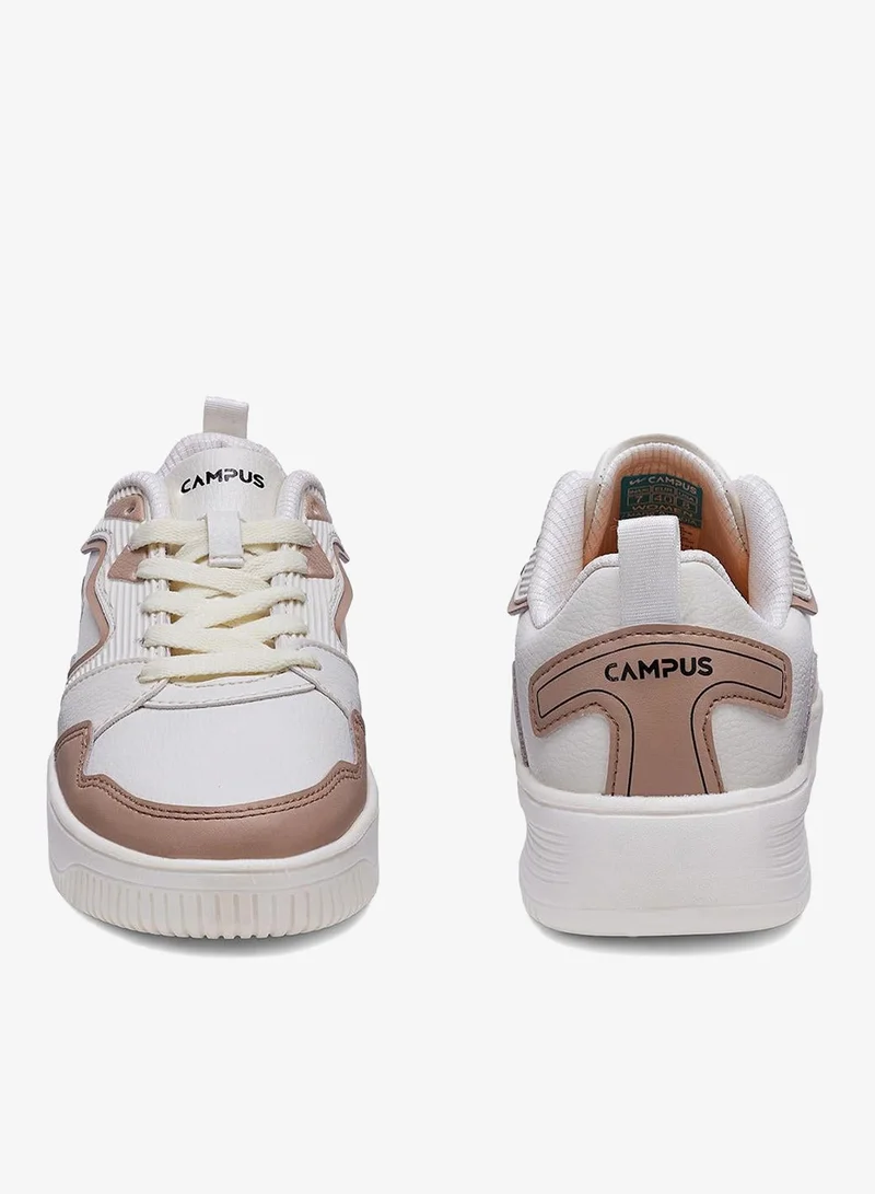CAMPUS Off.Wht/Beige Women’s Comfort Low Top Sneakers – Clean Monotone Design that Instantly Stands Out for Women | Best Price UAE