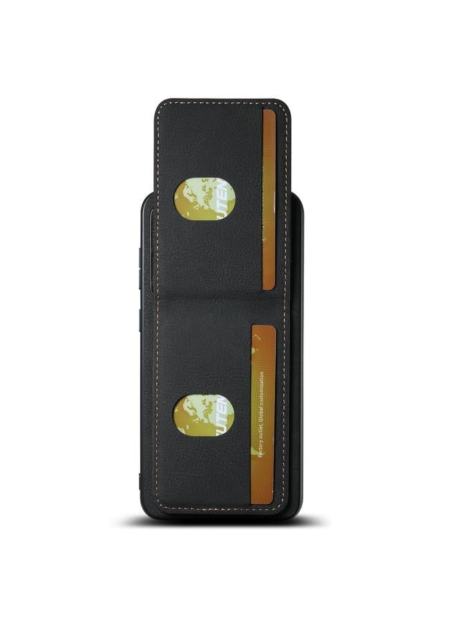 Suteni Case For Samsuny Galaxy S22+ 5G H03 Litchi Leather Card Bag Stand Back Phone Case - Image 5