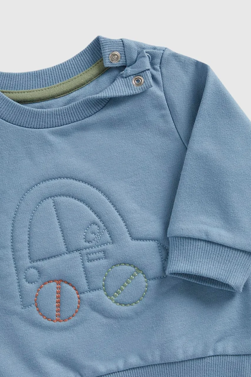 mothercare Blue Car Jog Set
