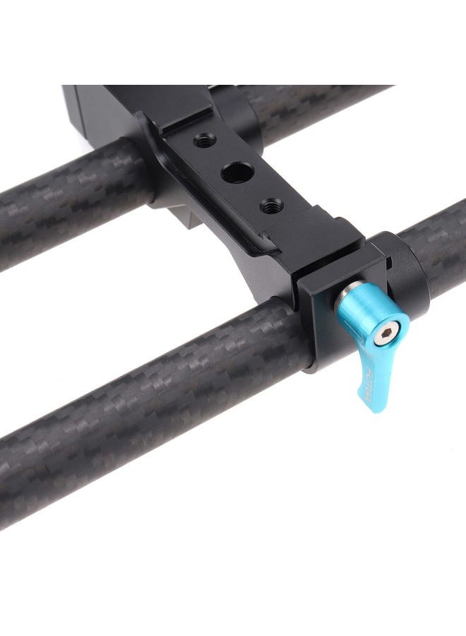 FocusFoto 15mm Carbon Fiber Rods 40cm/16inch Length for 15mm Rod Rail Support System DSLR Camera Rig (Pack of 2) - Image 5