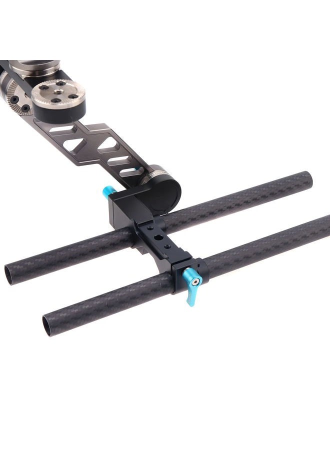 FocusFoto 15mm Carbon Fiber Rods 40cm/16inch Length for 15mm Rod Rail Support System DSLR Camera Rig (Pack of 2) - Image 4