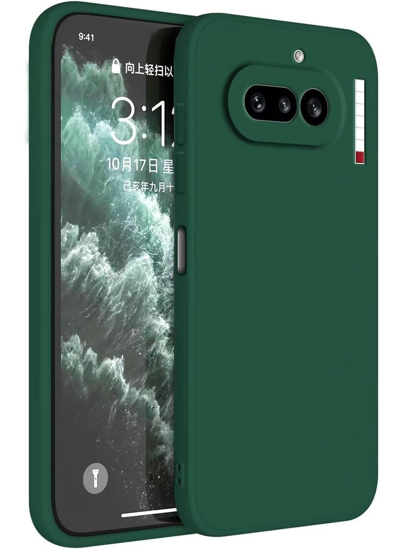 Case compatible for Nothing Phone 4a Slim Ultra Soft Back Cover Inner Velvet Fabric Lining Matte Silicone Flexible Camera Protection Back Case for Nothing Phone 4a - Image 1