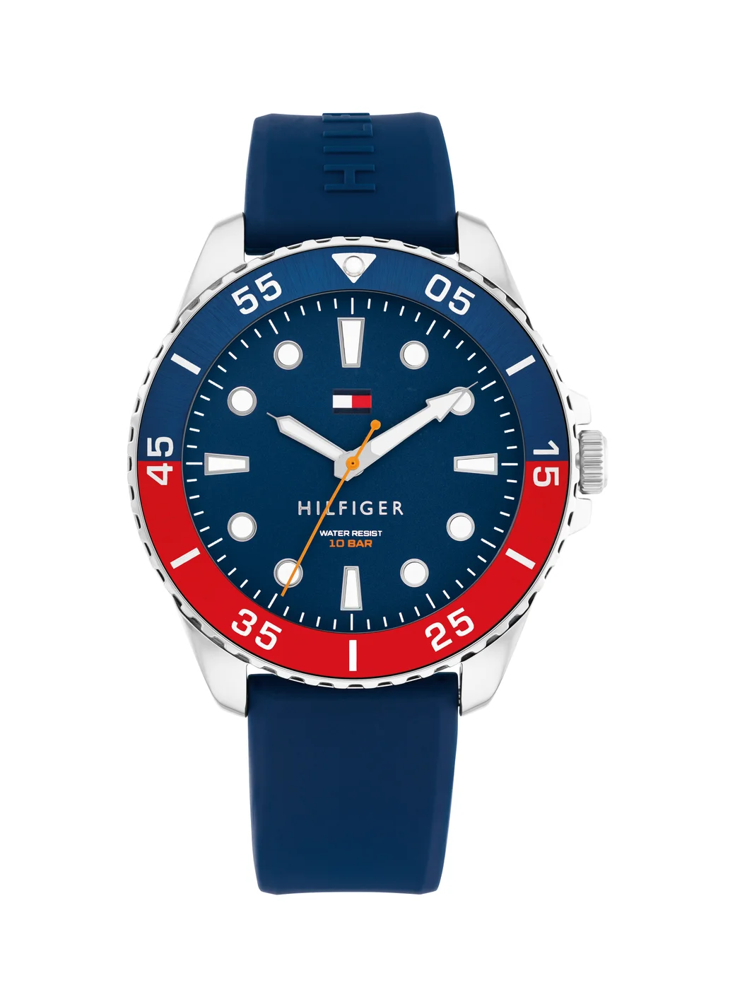 تومي هيلفيغر Oceanic Analog Steel Strap Watch