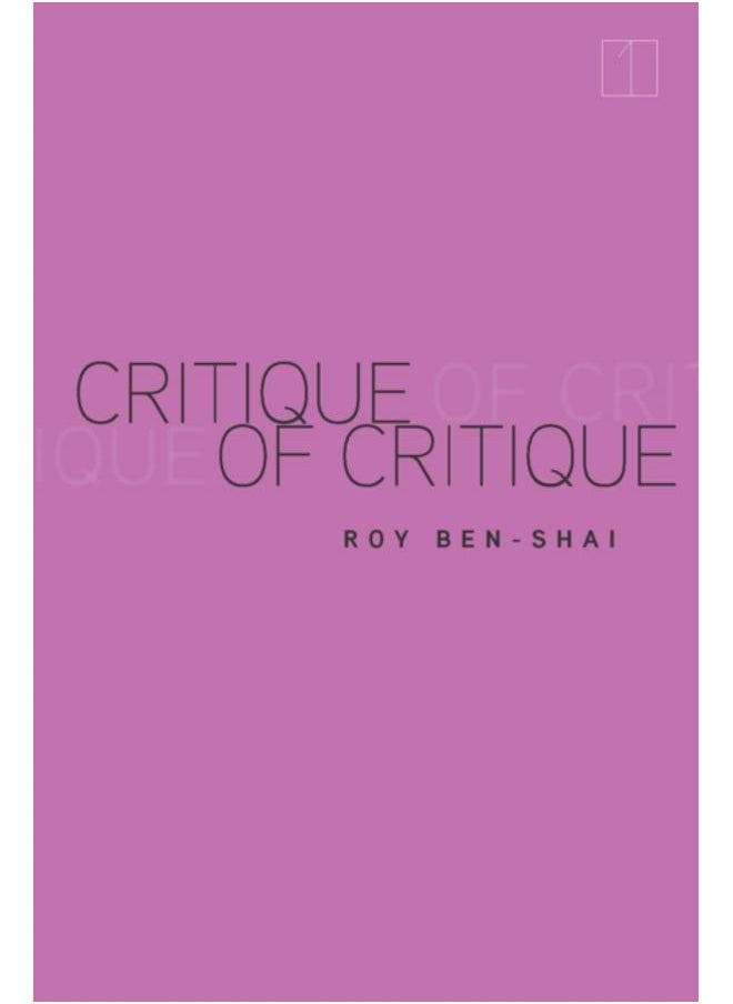 Critique of Critique 