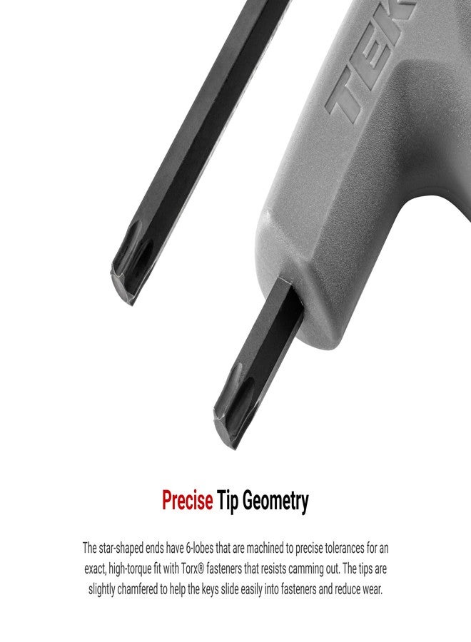 TEKTON Star T-Handle Key Set, 13-Piece (T6-T50) | KTT90401 - Image 5