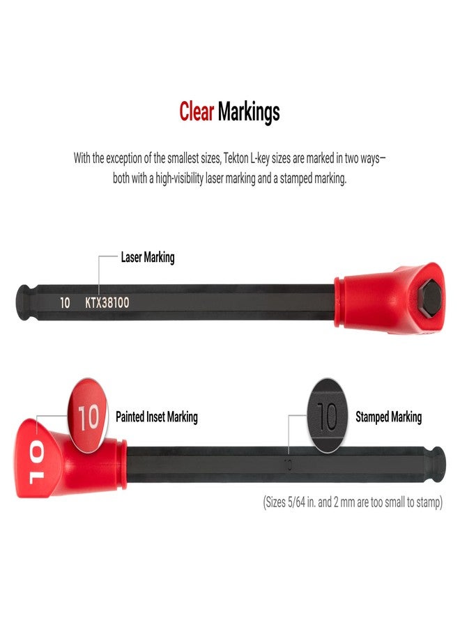 TEKTON Star T-Handle Key Set, 13-Piece (T6-T50) | KTT90401 - Image 2