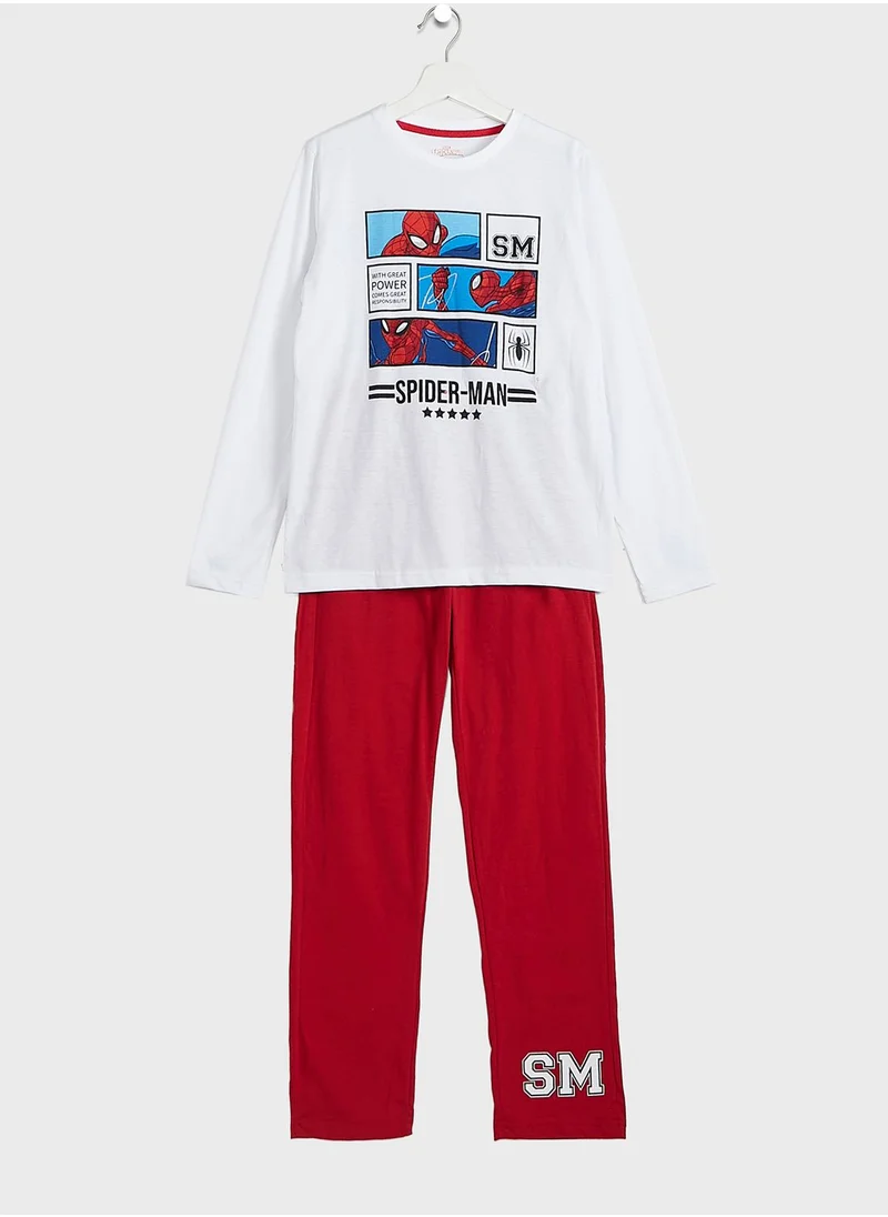 SPIDERMAN Kids Spiderman Pyjama Set