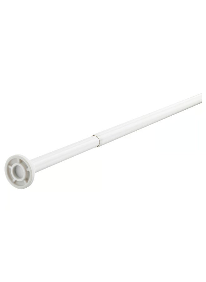 Baitique Extendable Shower Curtain Rod, Spring Tension, White, 70-120 cm - Image 1