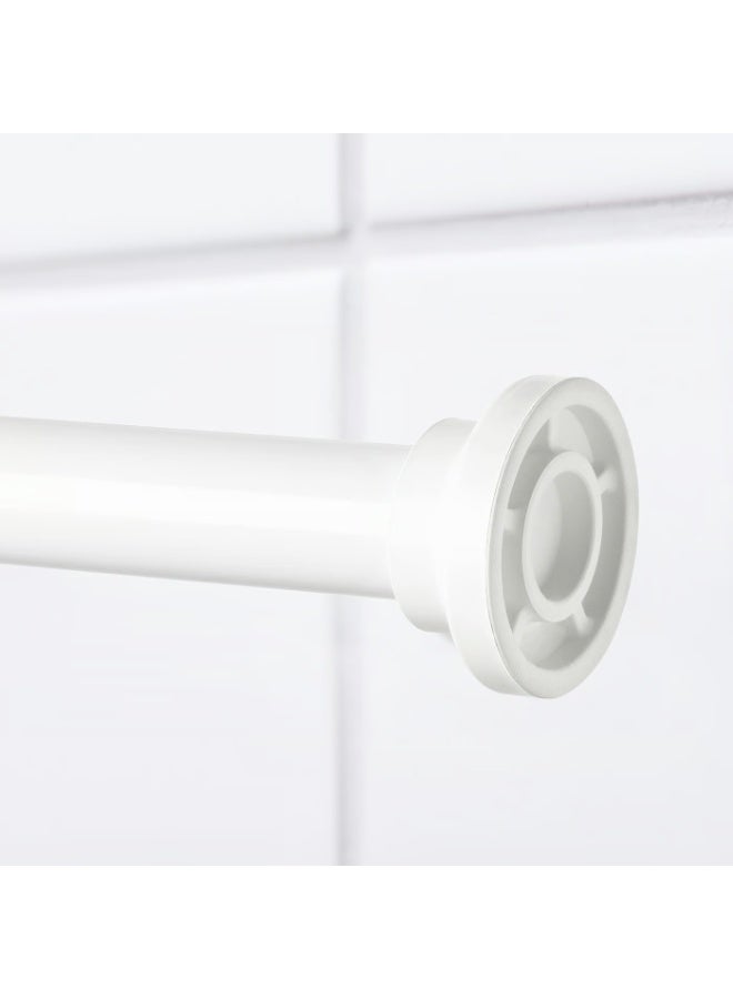 Baitique Extendable Shower Curtain Rod, Spring Tension, White, 70-120 cm - Image 3